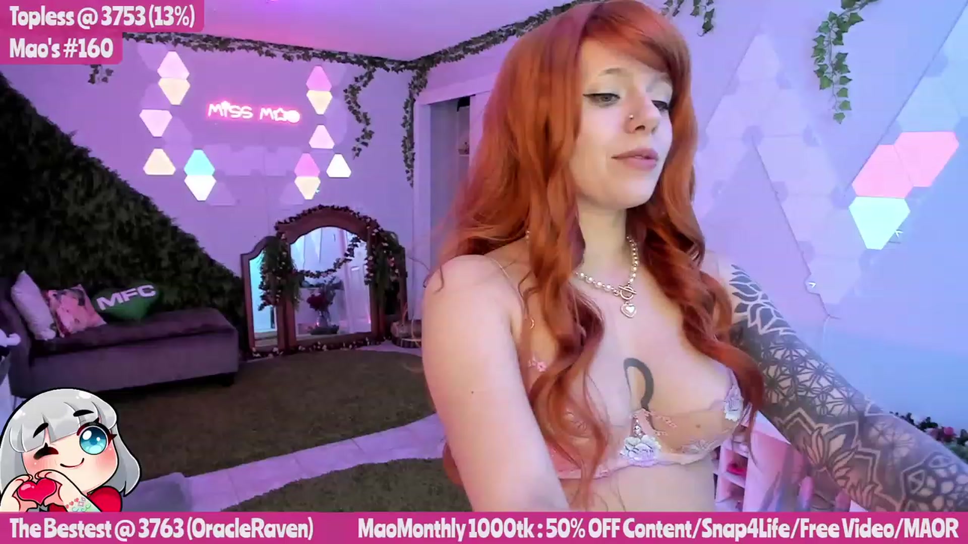 Gallery image thumbnail from MissMao's myfreecams stream on, 02/17/2023, 05:48 image 7 of 20