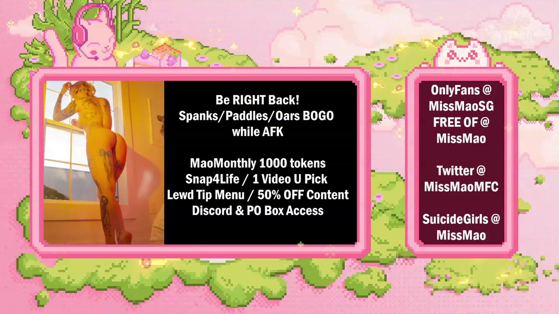 Gallery image thumbnail from MissMao's myfreecams stream on, 07/01/2023, 05:10 image 18 of 20