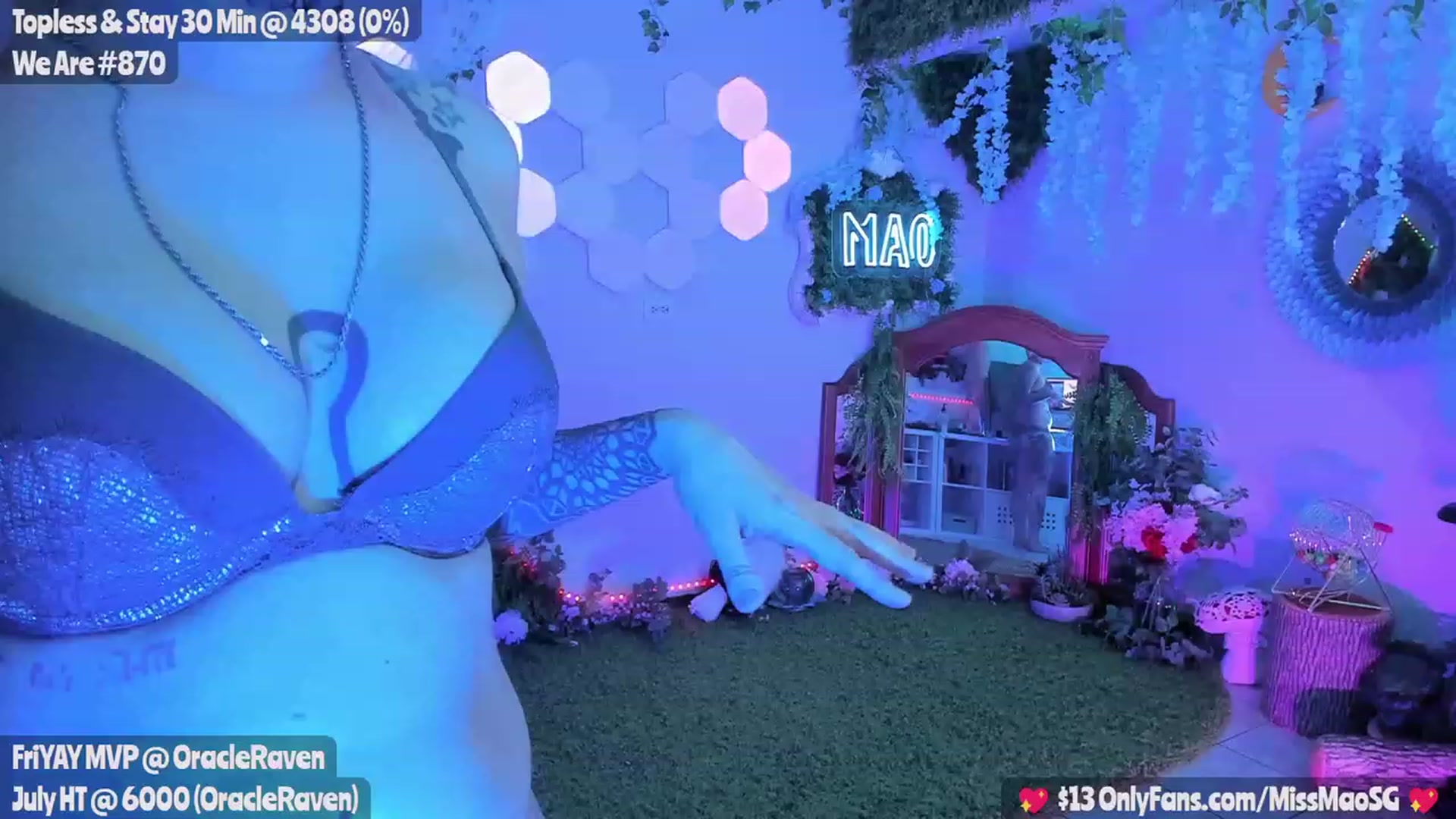 Gallery image thumbnail from MissMao's myfreecams stream on, 07/08/2023, 07:36 image 17 of 20