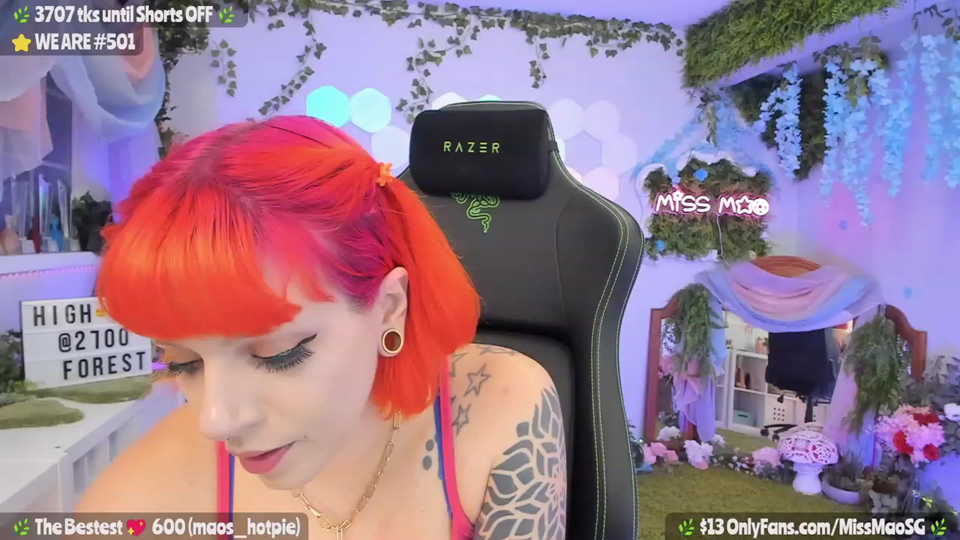 Gallery image thumbnail from MissMao's myfreecams stream on, 08/08/2023, 04:11 image 14 of 20