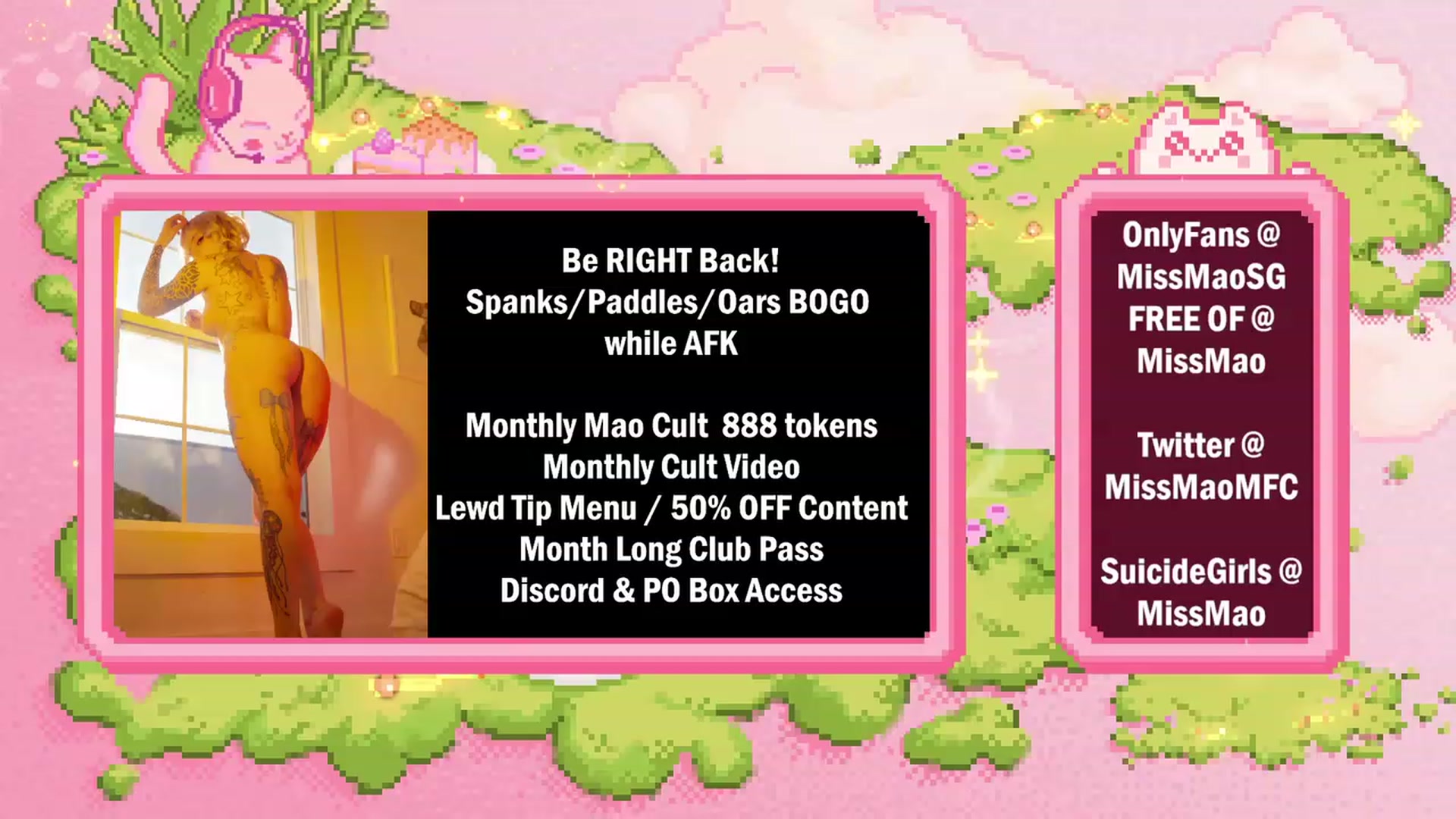 Gallery image thumbnail from MissMao's myfreecams stream on, 08/09/2023, 03:42 image 20 of 20
