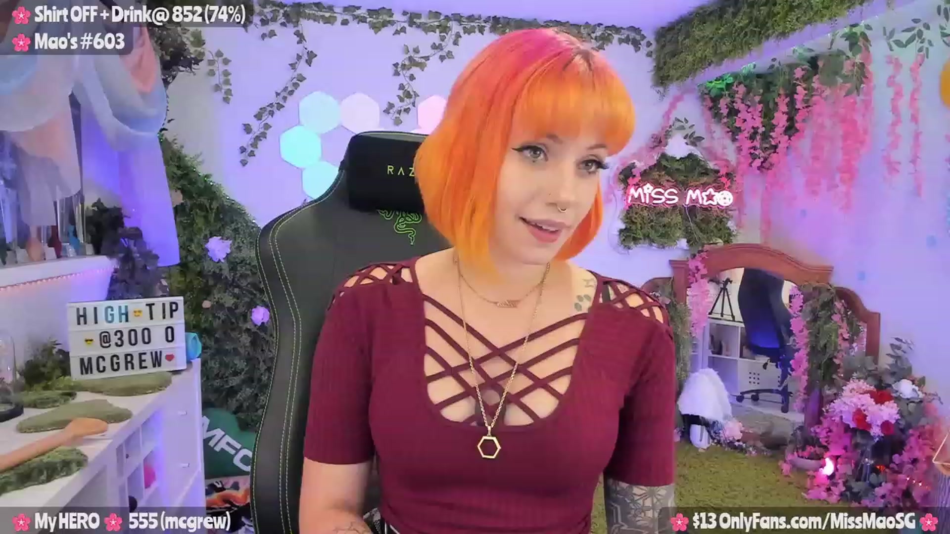 Gallery image thumbnail from MissMao's myfreecams stream on, 09/07/2023, 05:06 image 10 of 20