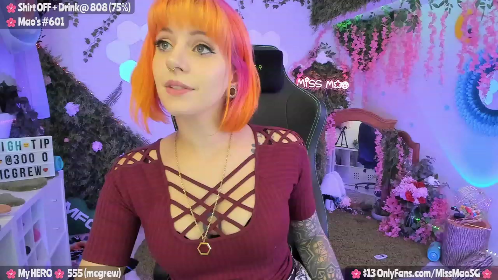 Gallery image thumbnail from MissMao's myfreecams stream on, 09/07/2023, 05:06 image 16 of 20