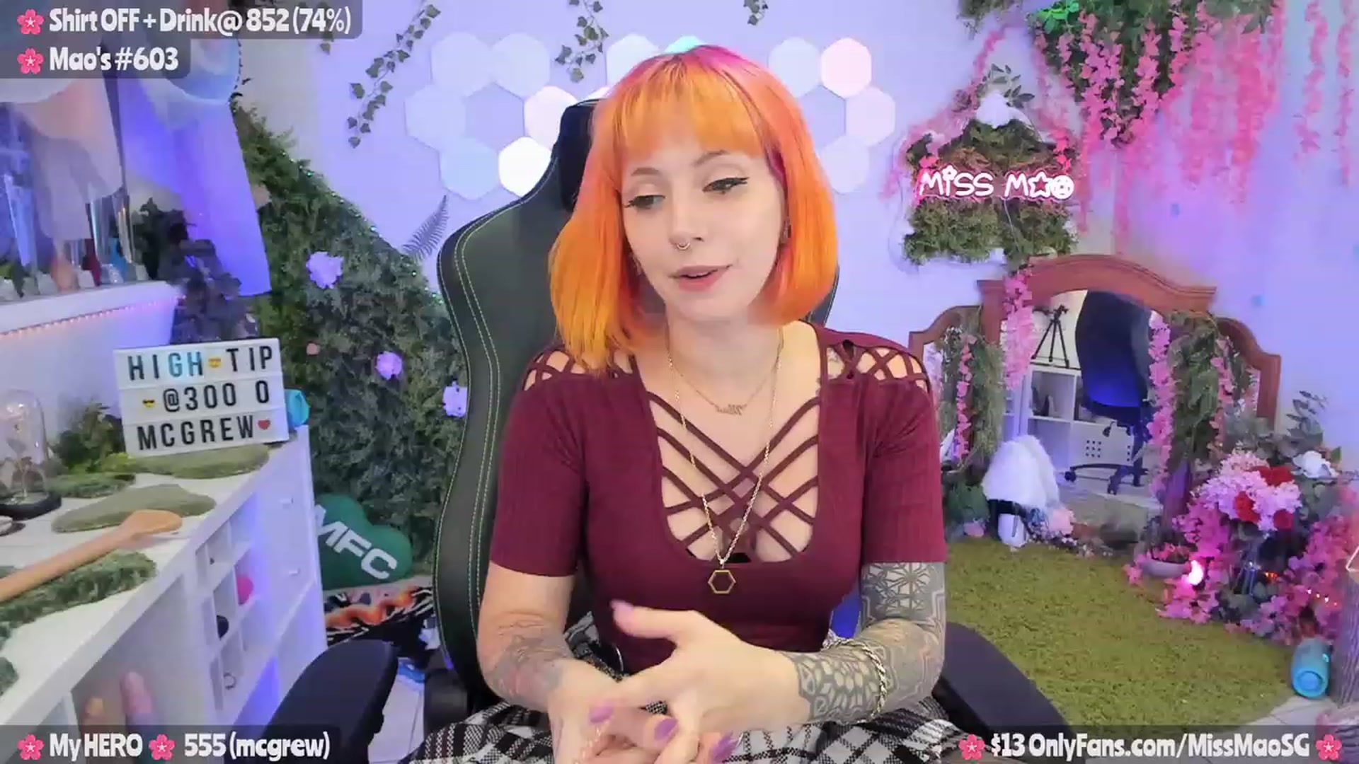 Gallery image thumbnail from MissMao's myfreecams stream on, 09/07/2023, 05:06 image 12 of 20