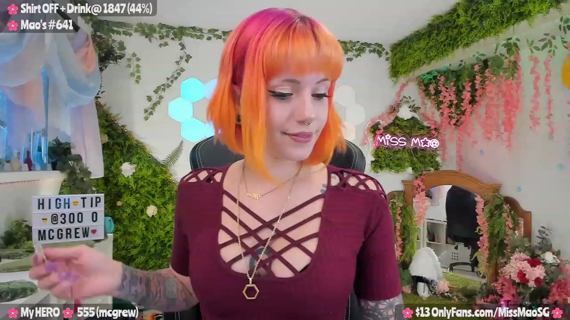 Gallery image thumbnail from MissMao's myfreecams stream on, 09/07/2023, 05:06 image 1 of 20