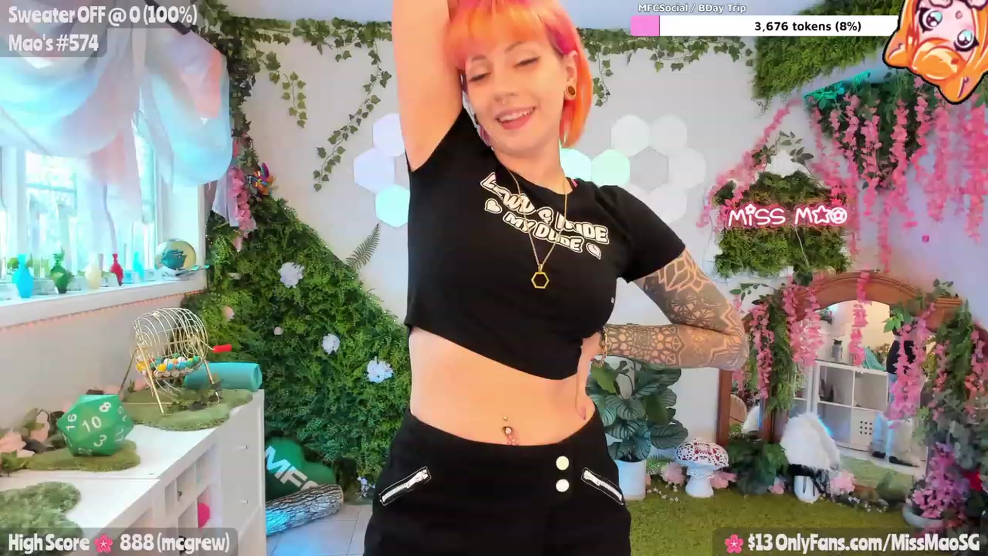 Gallery image thumbnail from MissMao's myfreecams stream on, 09/13/2023, 02:54 image 1 of 20