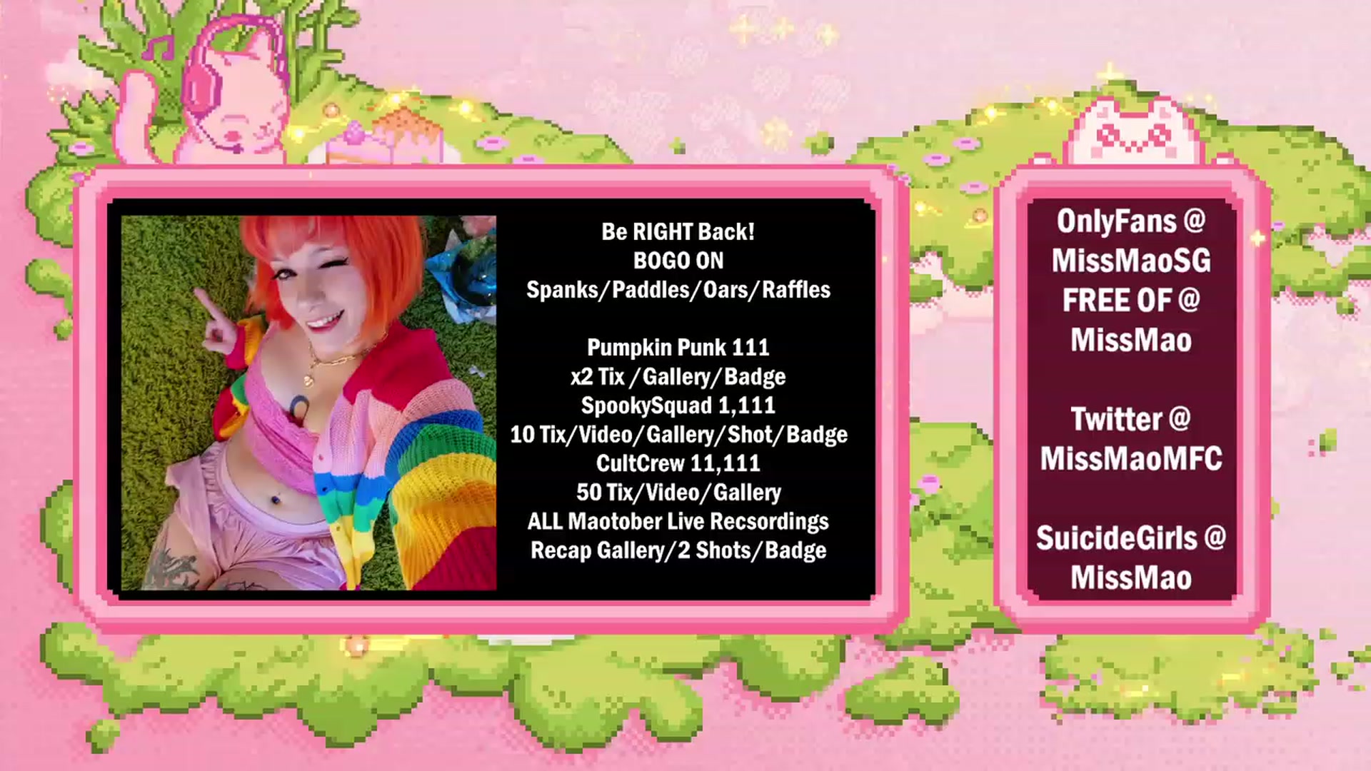 Gallery image thumbnail from MissMao's myfreecams stream on, 10/04/2023, 04:24 image 1 of 20