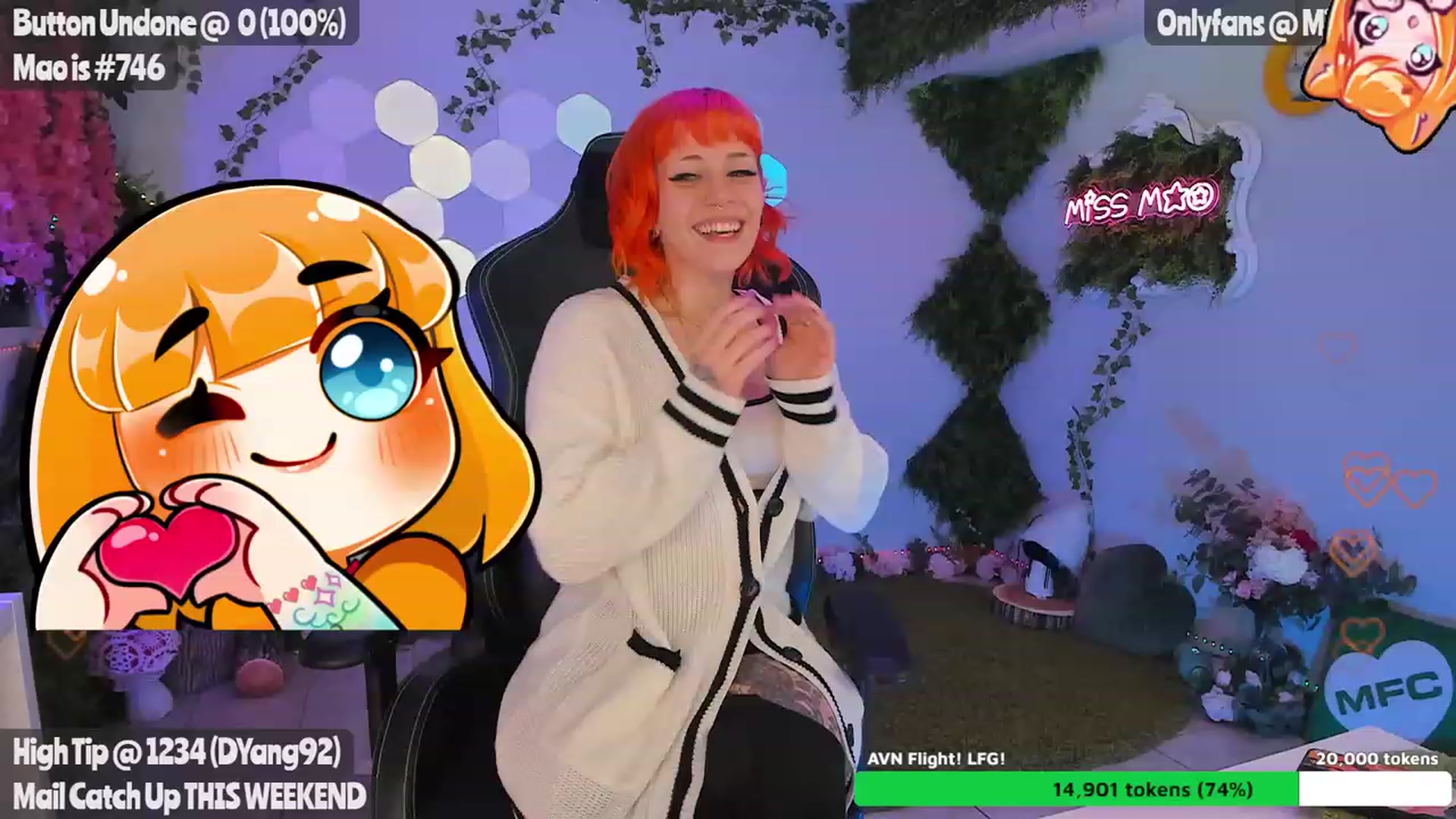 Gallery image thumbnail from MissMao's myfreecams stream on, 11/22/2023, 02:32 image 14 of 20