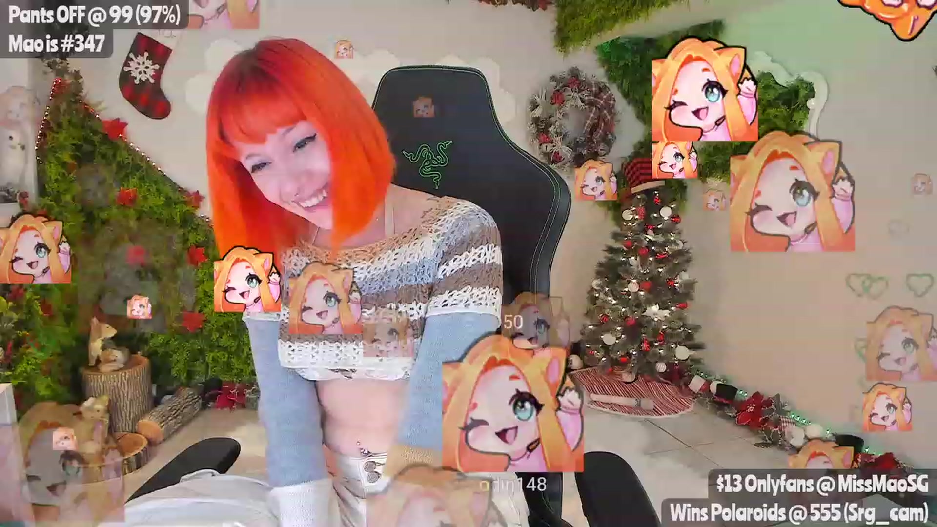 Gallery image thumbnail from MissMao's myfreecams stream on, 12/09/2023, 04:52 image 20 of 20