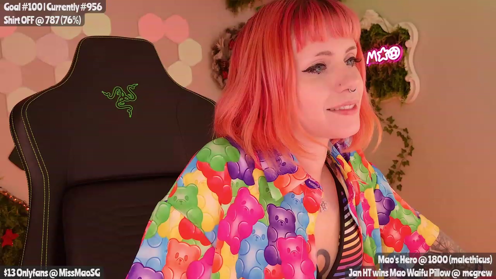 Gallery image thumbnail from MissMao's myfreecams stream on, 01/12/2024, 03:47 image 5 of 20