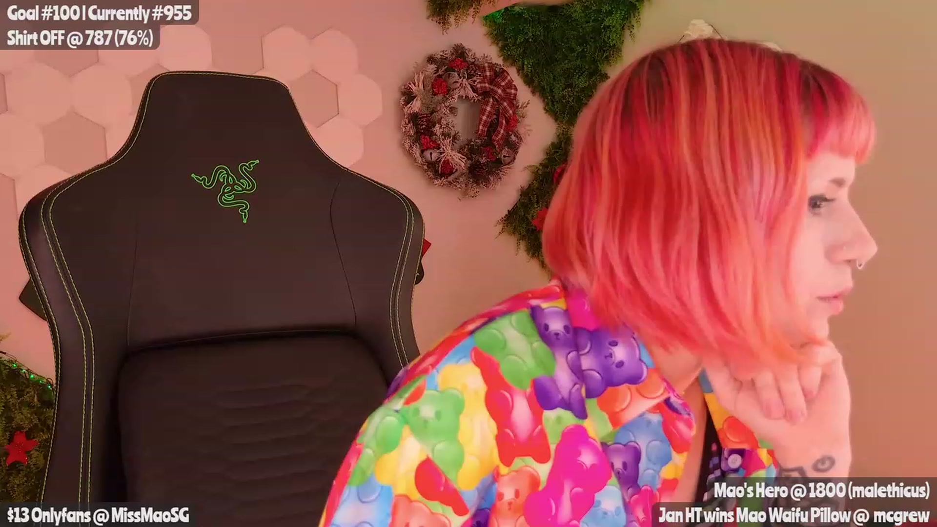 Gallery image thumbnail from MissMao's myfreecams stream on, 01/12/2024, 03:47 image 4 of 20