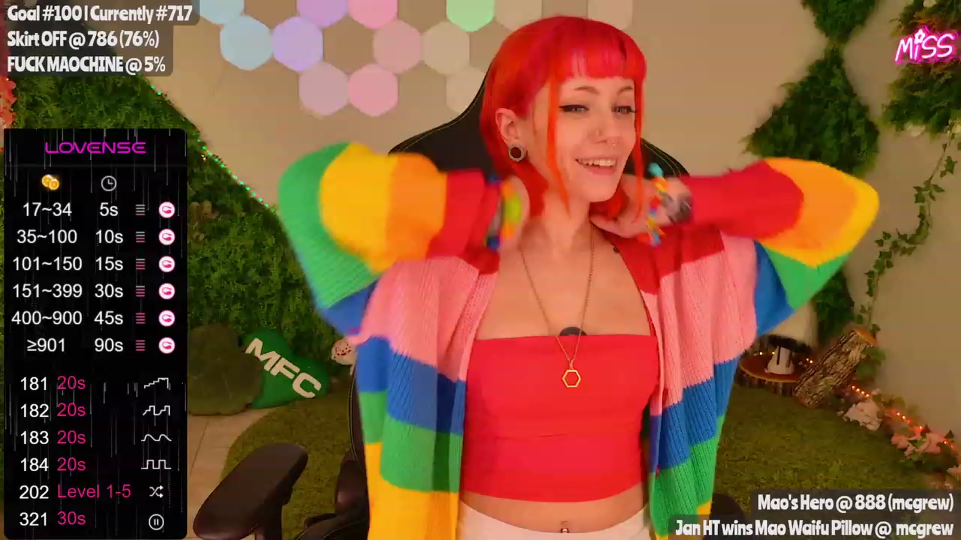 Gallery image thumbnail from MissMao's myfreecams stream on, 01/18/2024, 04:14 image 7 of 20