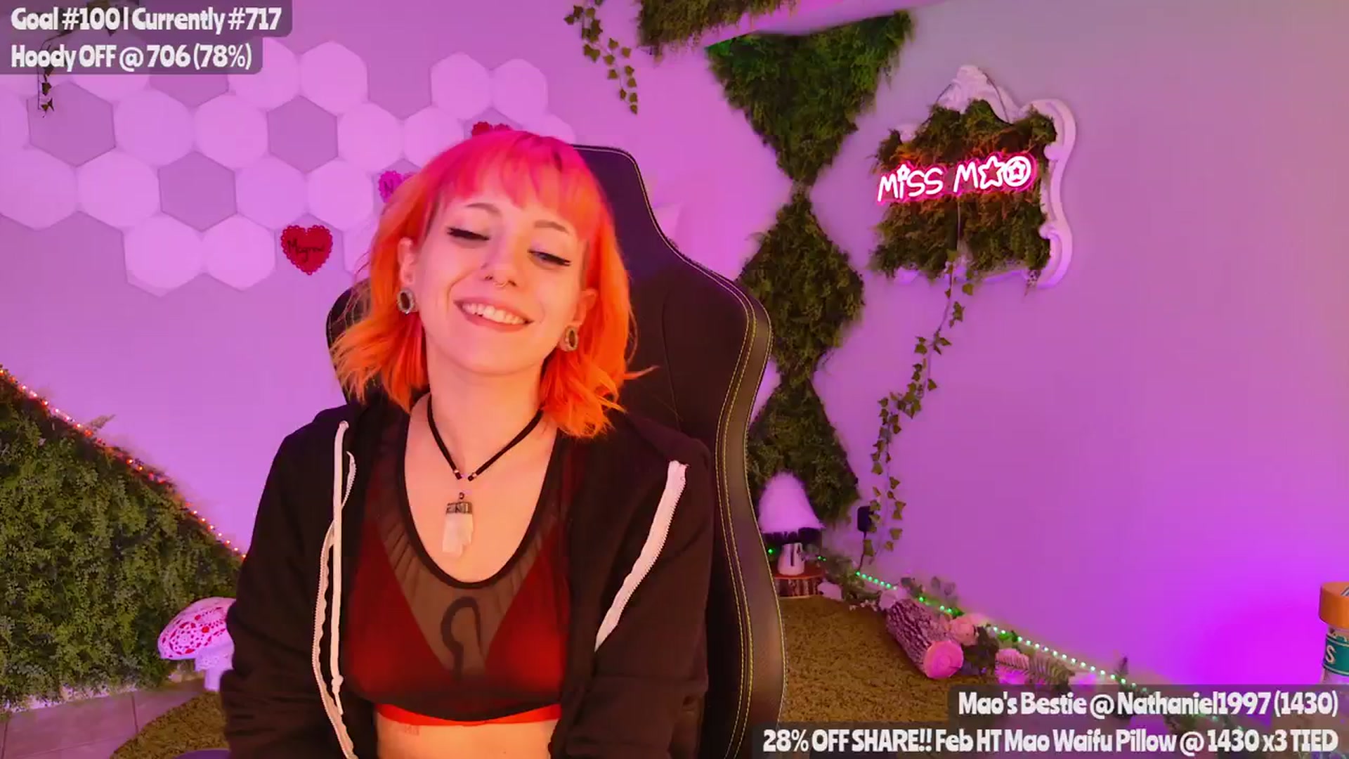 Gallery image thumbnail from MissMao's myfreecams stream on, 02/08/2024, 02:50 image 19 of 20
