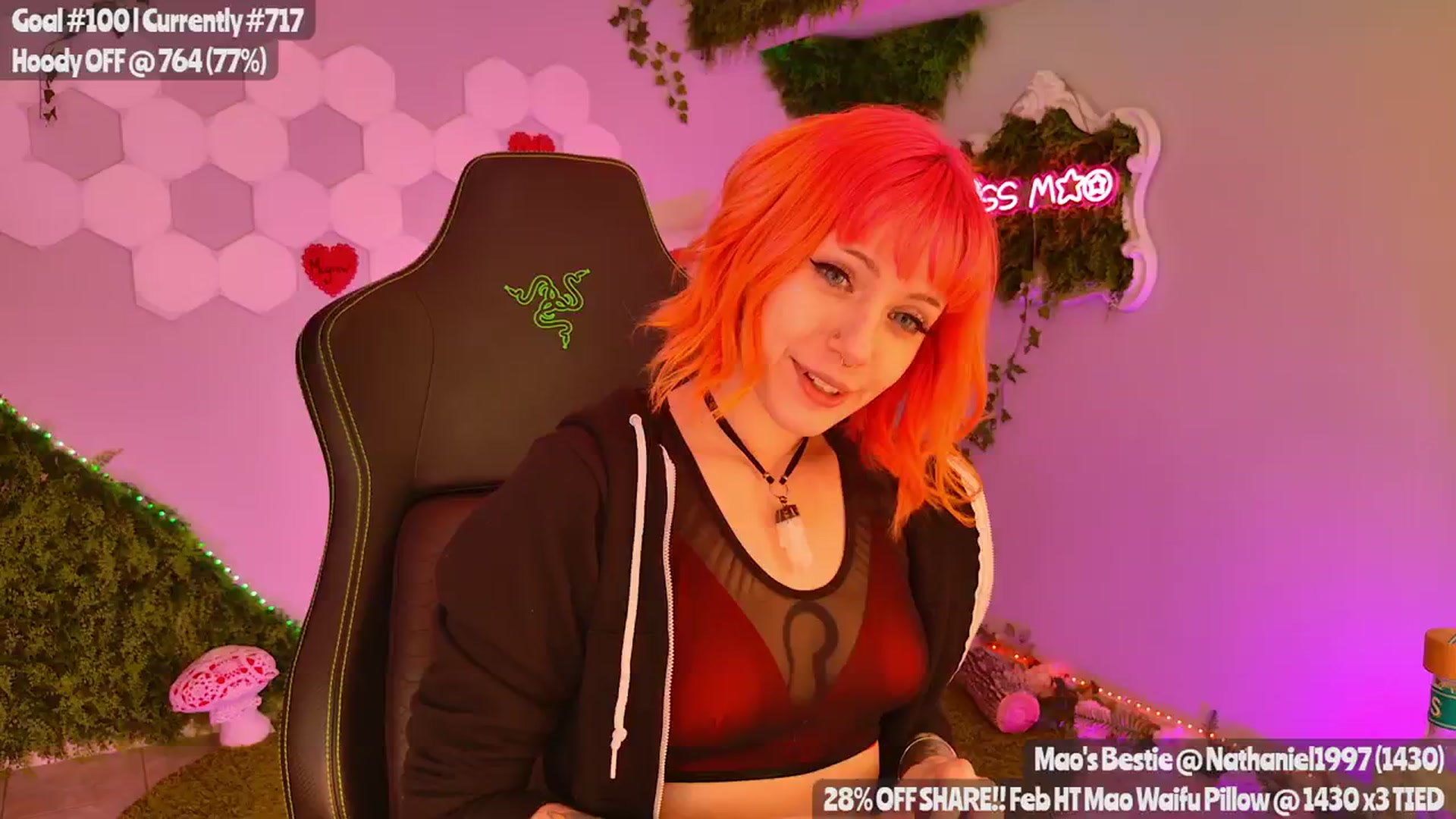Gallery image thumbnail from MissMao's myfreecams stream on, 02/08/2024, 02:50 image 18 of 20