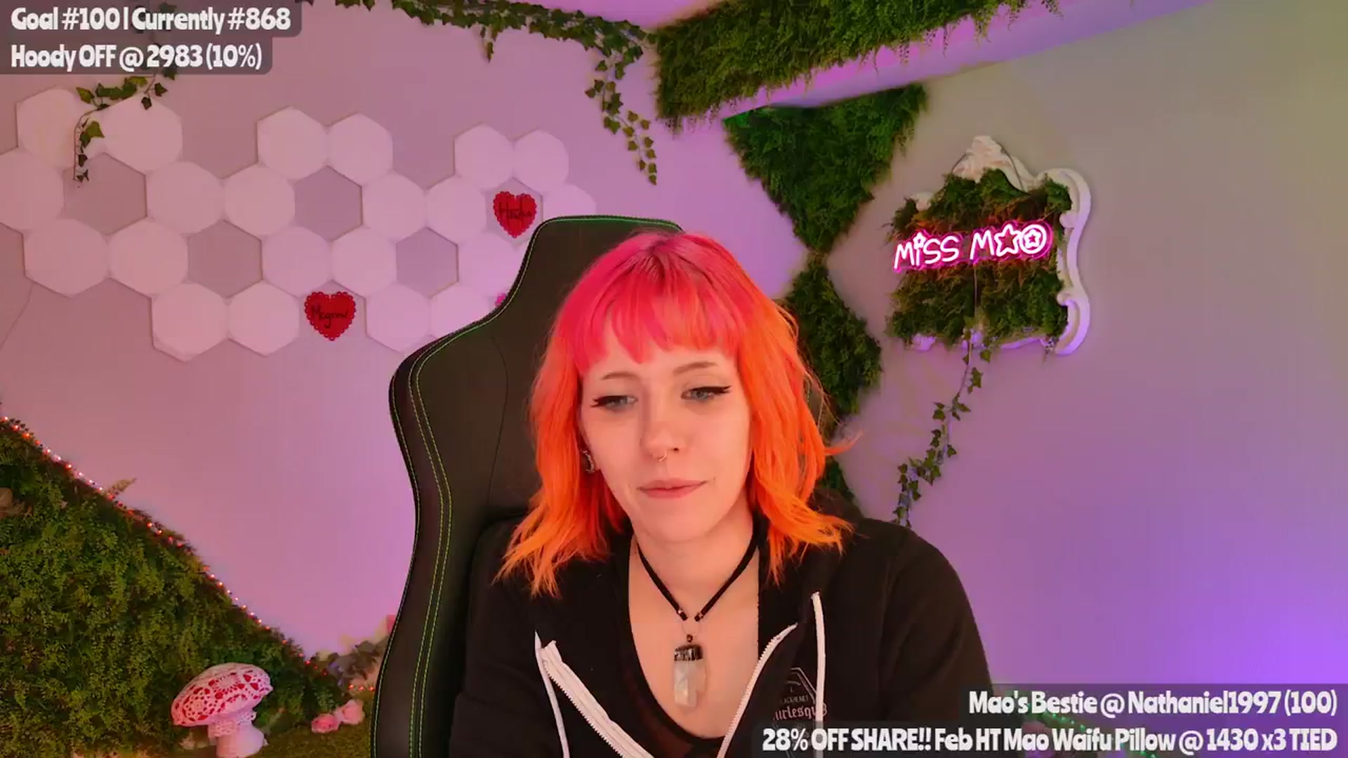 Gallery image thumbnail from MissMao's myfreecams stream on, 02/08/2024, 02:50 image 8 of 20
