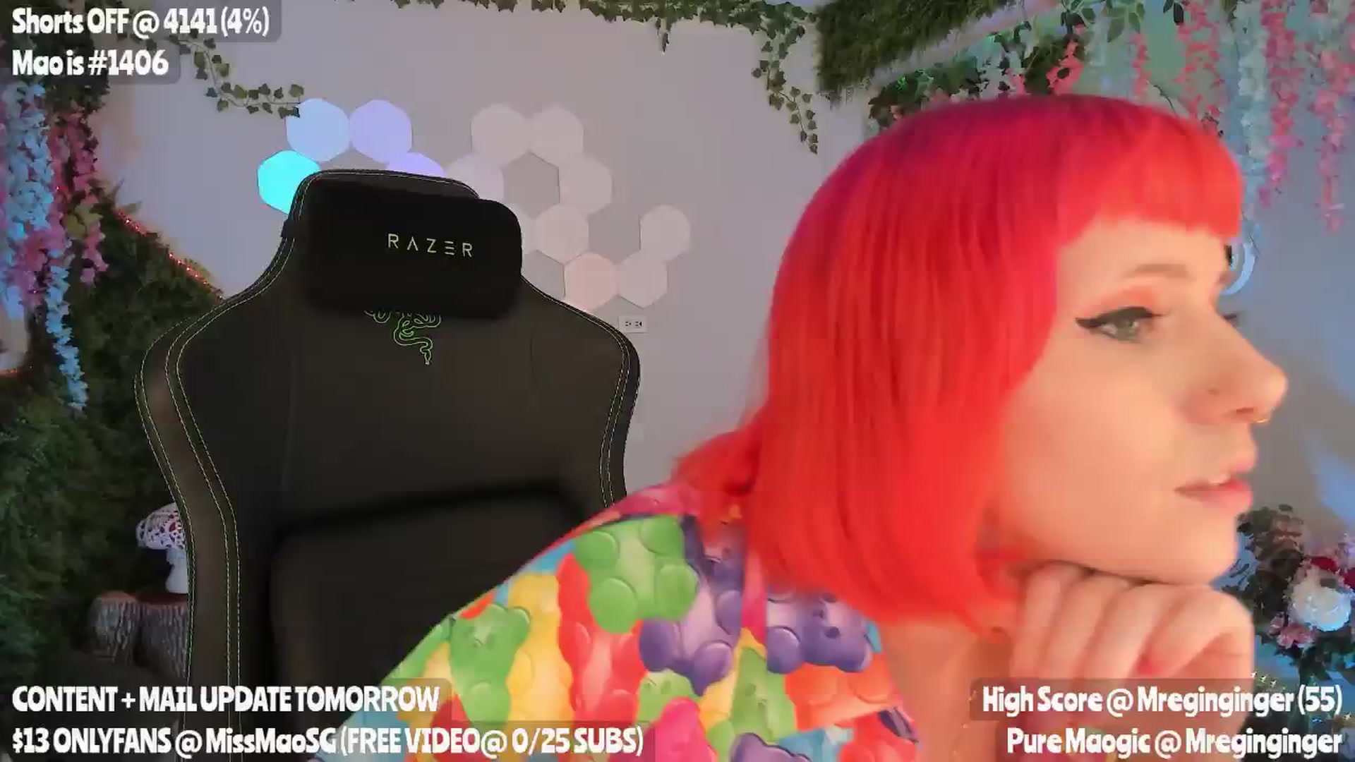 Gallery image thumbnail from MissMao's myfreecams stream on, 04/18/2024, 04:42 image 5 of 20
