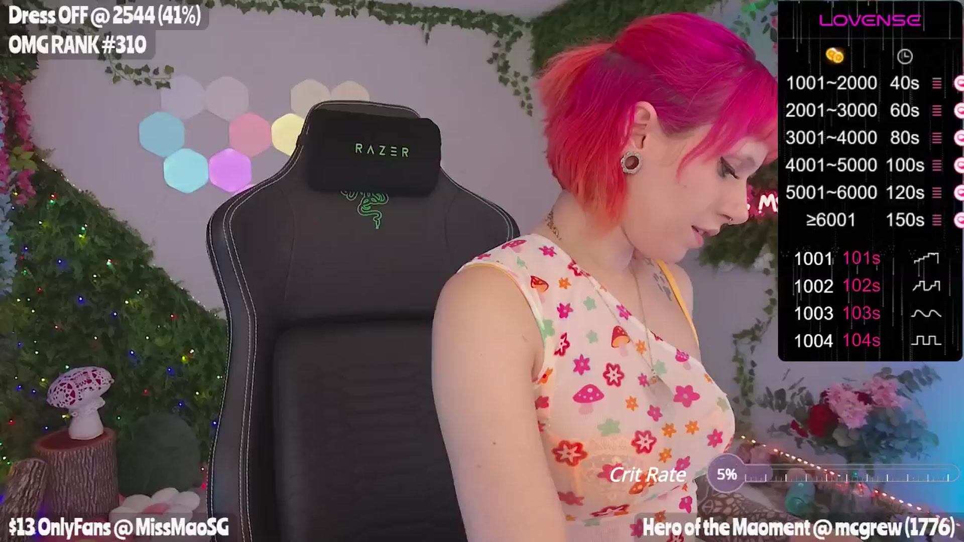 Gallery image thumbnail from MissMao's myfreecams stream on, 05/10/2024, 05:42 image 13 of 20
