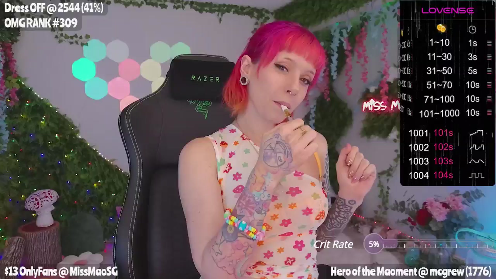 Gallery image thumbnail from MissMao's myfreecams stream on, 05/10/2024, 05:42 image 12 of 20