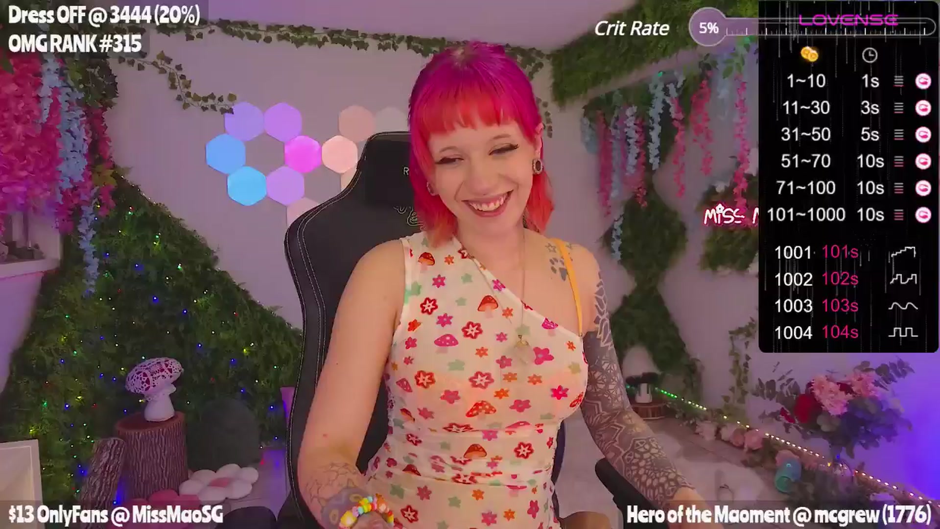 Gallery image thumbnail from MissMao's myfreecams stream on, 05/10/2024, 05:42 image 6 of 20