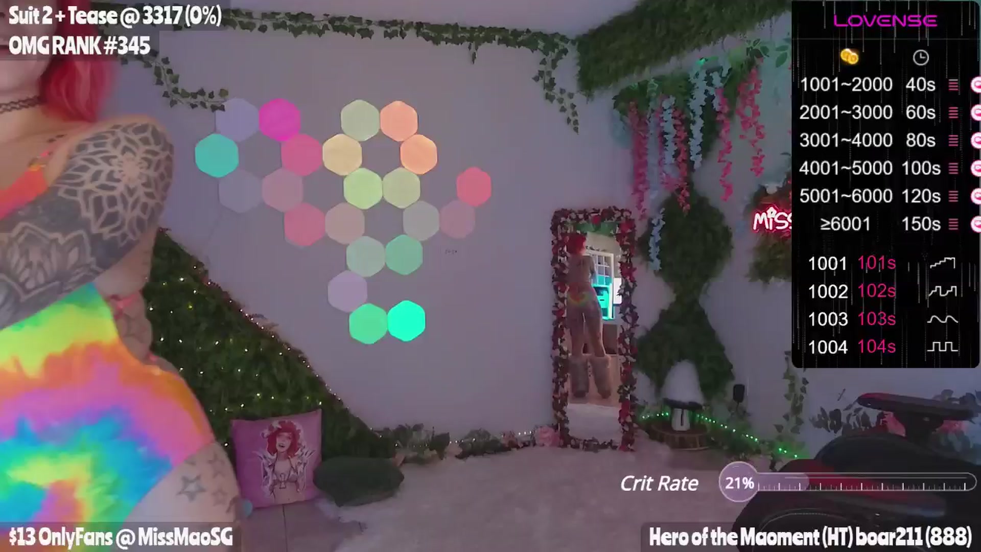 Gallery image thumbnail from MissMao's myfreecams stream on, 05/11/2024, 04:44 image 15 of 20