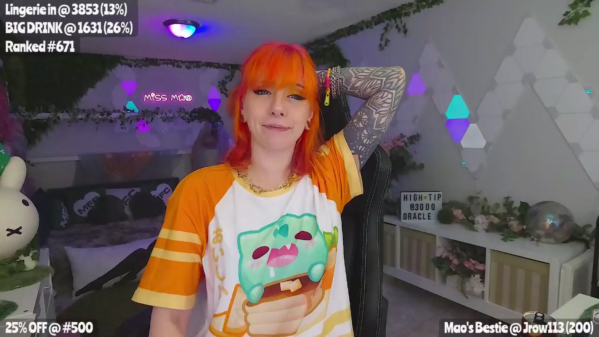 Gallery image thumbnail from MissMao's myfreecams stream on, 04/25/2025, 07:11 image 7 of 20
