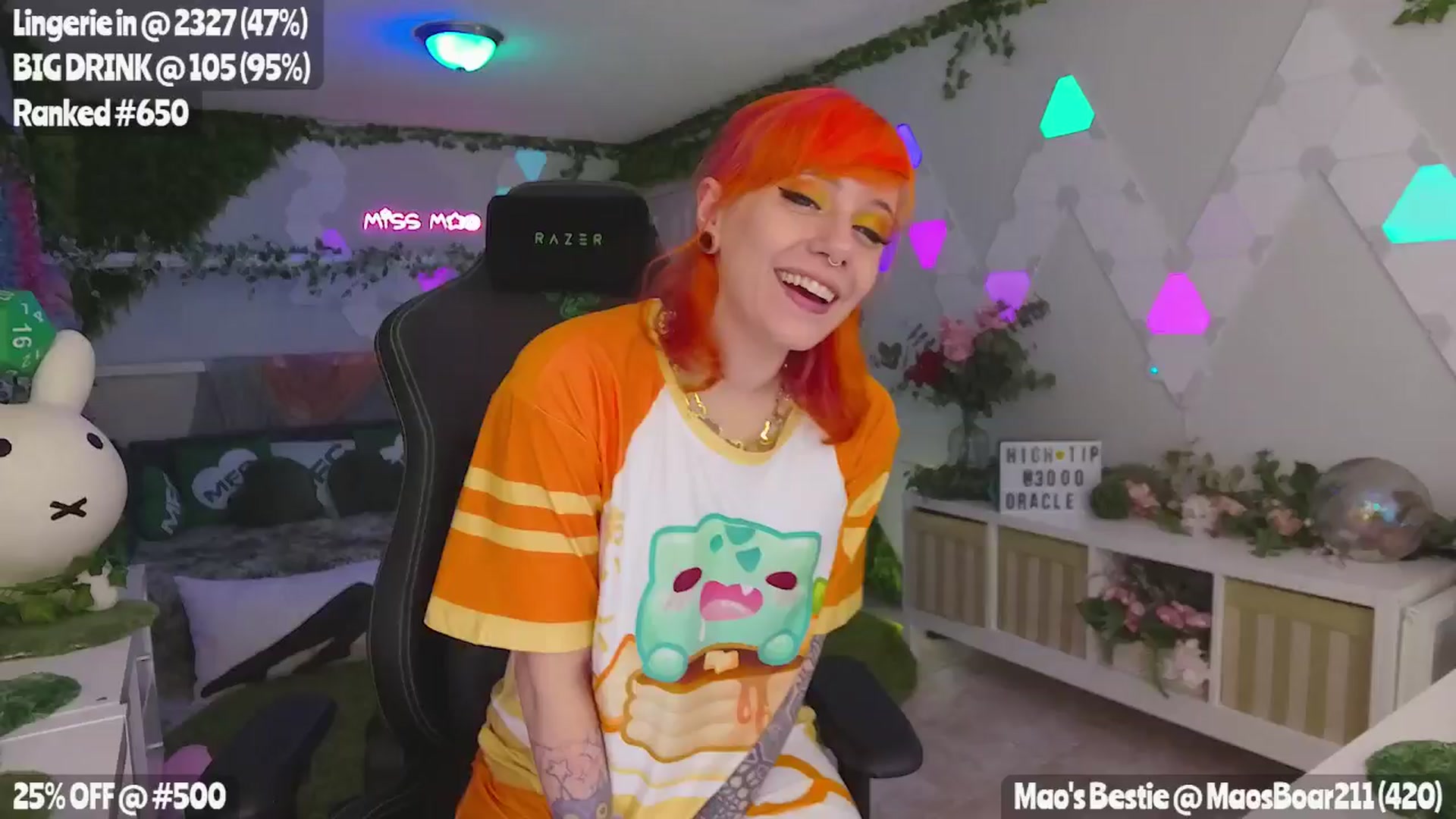 Gallery image thumbnail from MissMao's myfreecams stream on, 04/25/2025, 07:11 image 12 of 20
