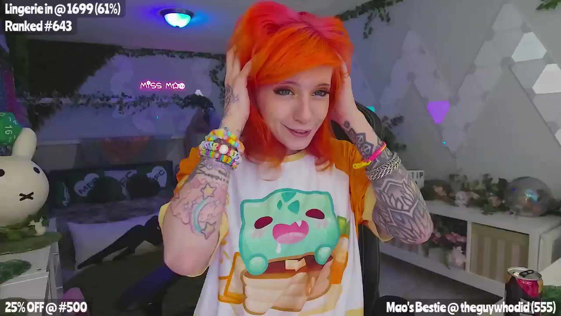 Gallery image thumbnail from MissMao's myfreecams stream on, 04/25/2025, 07:11 image 15 of 20