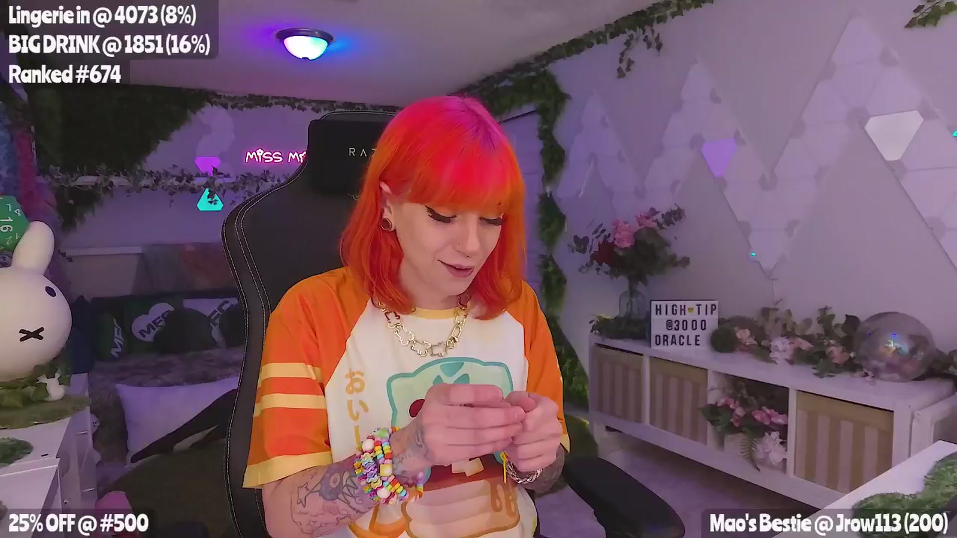 Gallery image thumbnail from MissMao's myfreecams stream on, 04/25/2025, 07:11 image 3 of 20