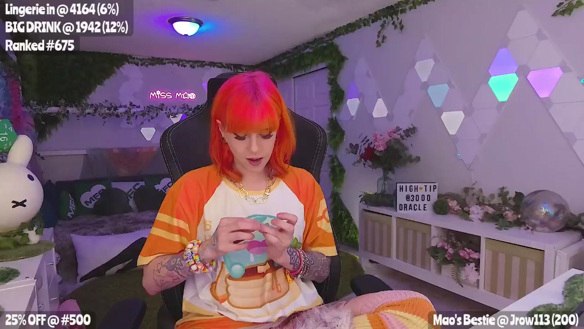 Gallery image thumbnail from MissMao's myfreecams stream on, 04/25/2025, 07:11 image 2 of 20
