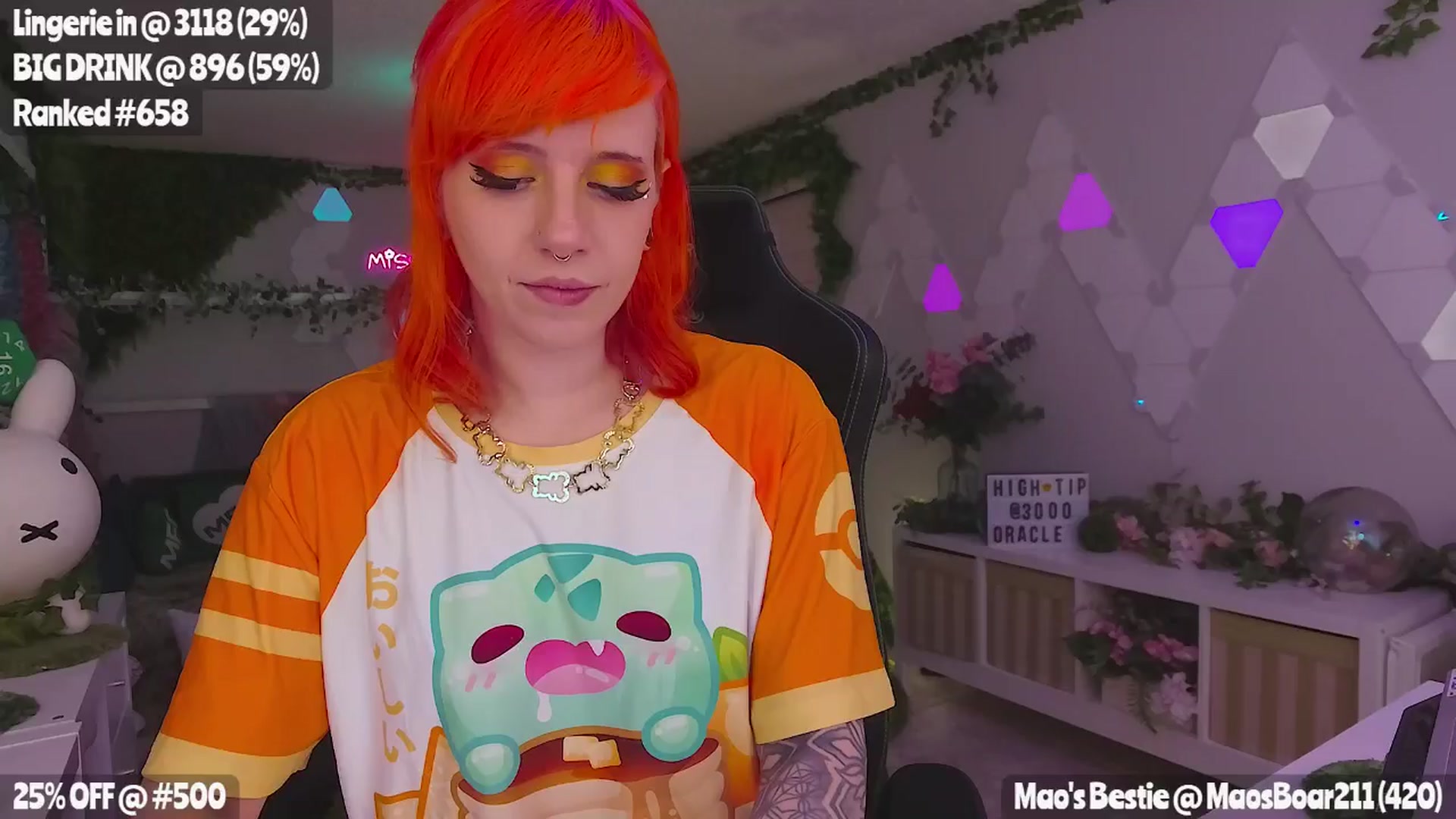 Gallery image thumbnail from MissMao's myfreecams stream on, 04/25/2025, 07:11 image 9 of 20