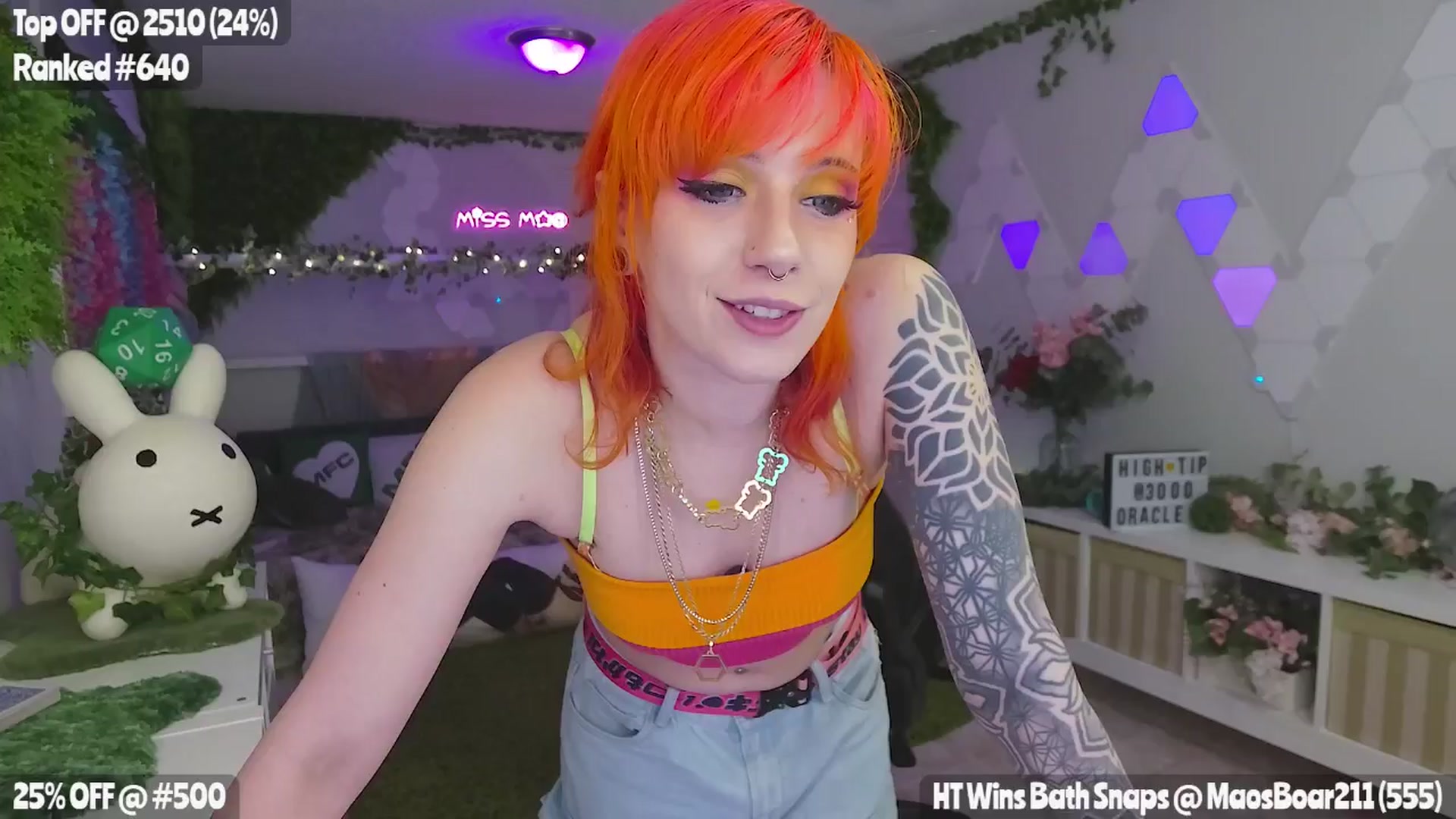 Gallery image thumbnail from MissMao's myfreecams stream on, 04/26/2025, 08:05 image 1 of 20