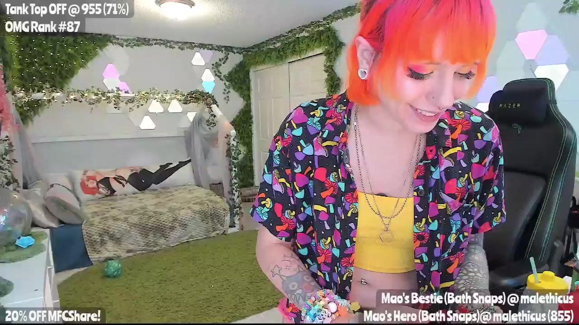 Gallery image thumbnail from MissMao's myfreecams stream on, 09/05/2025, 06:18 image 2 of 20