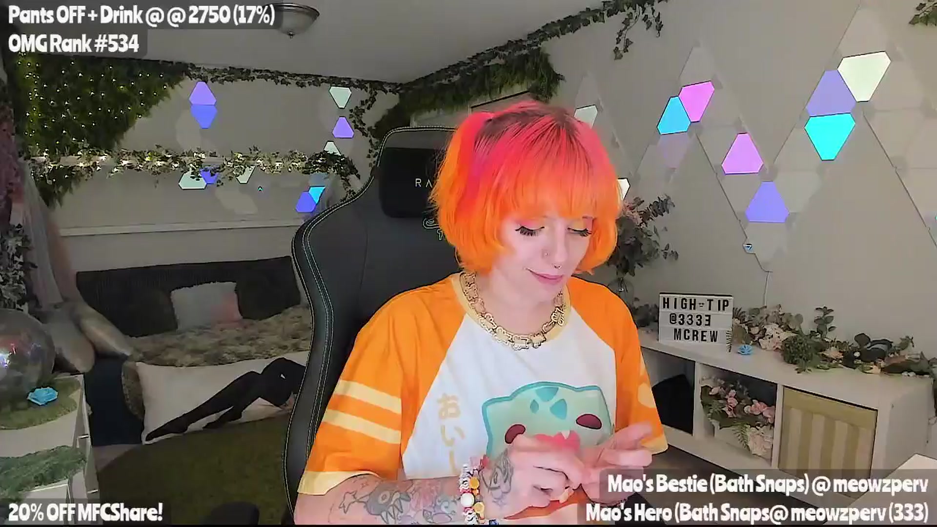 Gallery image thumbnail from MissMao's myfreecams stream on, 09/16/2025, 07:35 image 2 of 20