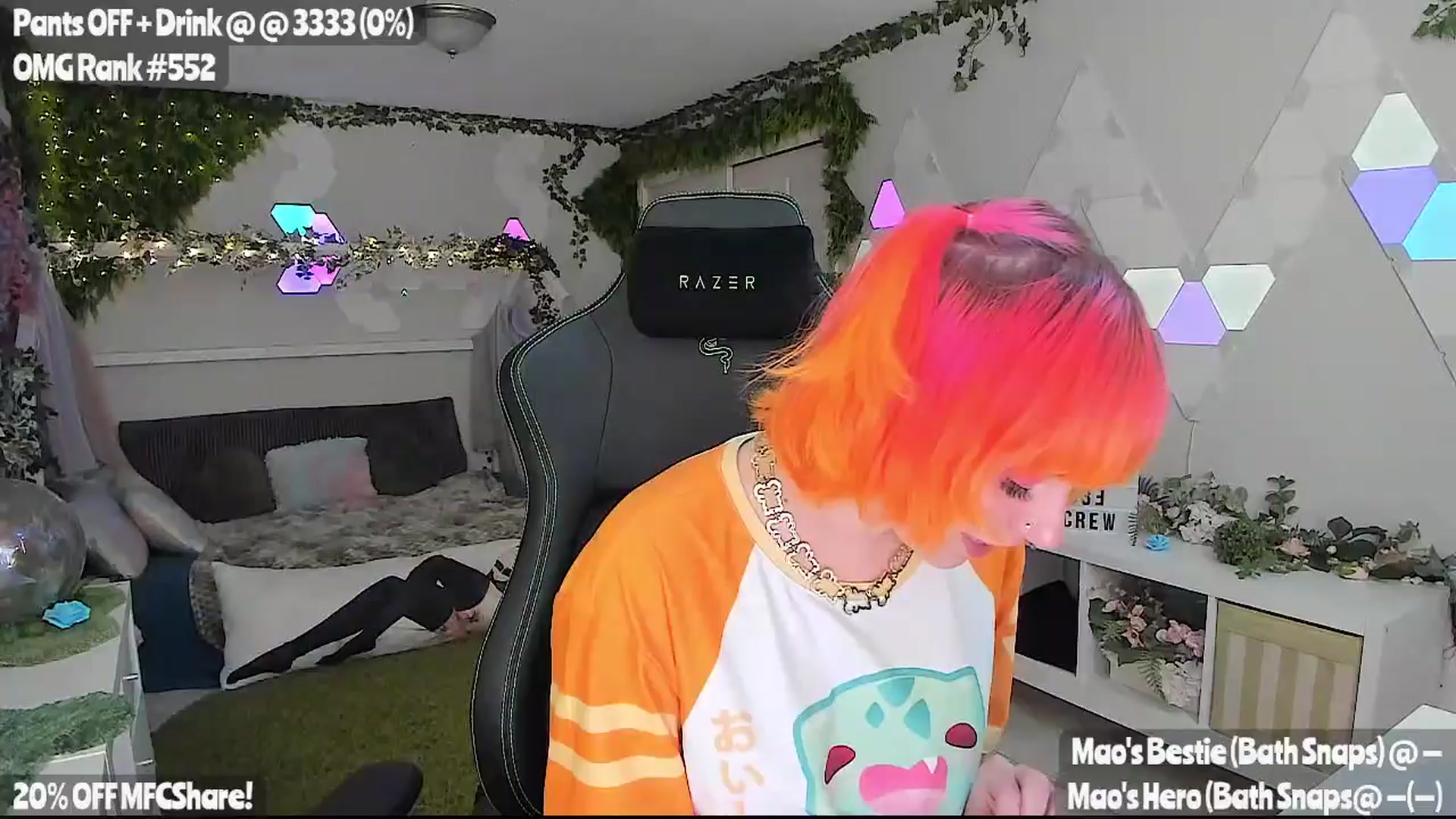 Gallery image thumbnail from MissMao's myfreecams stream on, 09/16/2025, 07:35 image 1 of 20