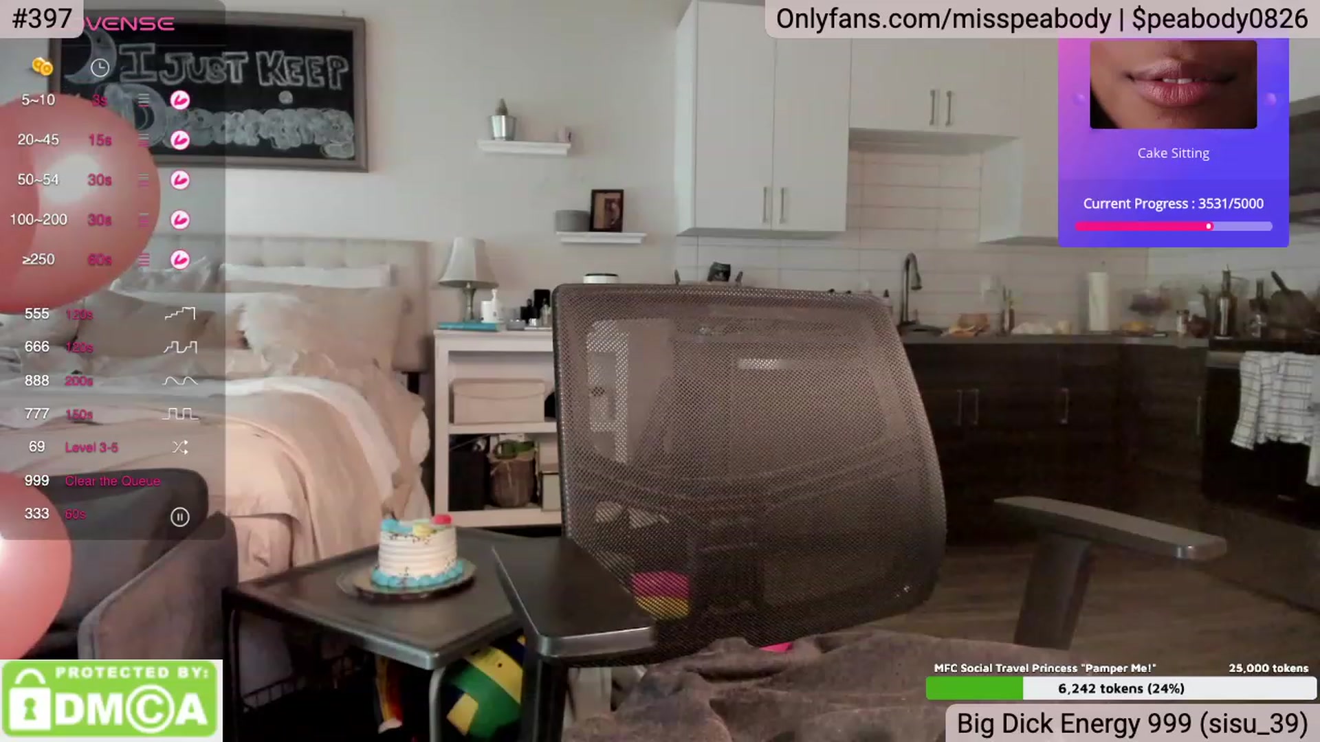 Gallery image thumbnail from MissPeabody's myfreecams stream on, 08/26/2023, 23:32 image 6 of 20