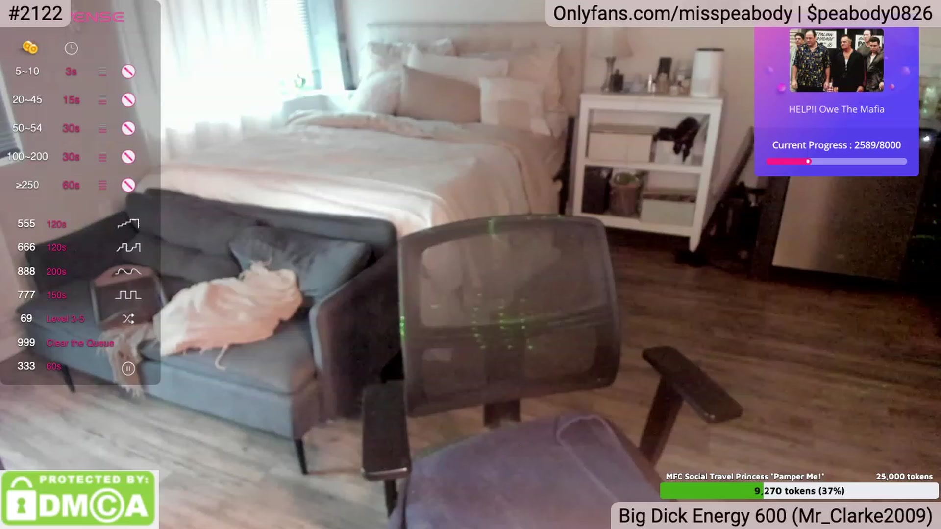 Gallery image thumbnail from MissPeabody's myfreecams stream on, 09/08/2023, 19:04 image 6 of 20