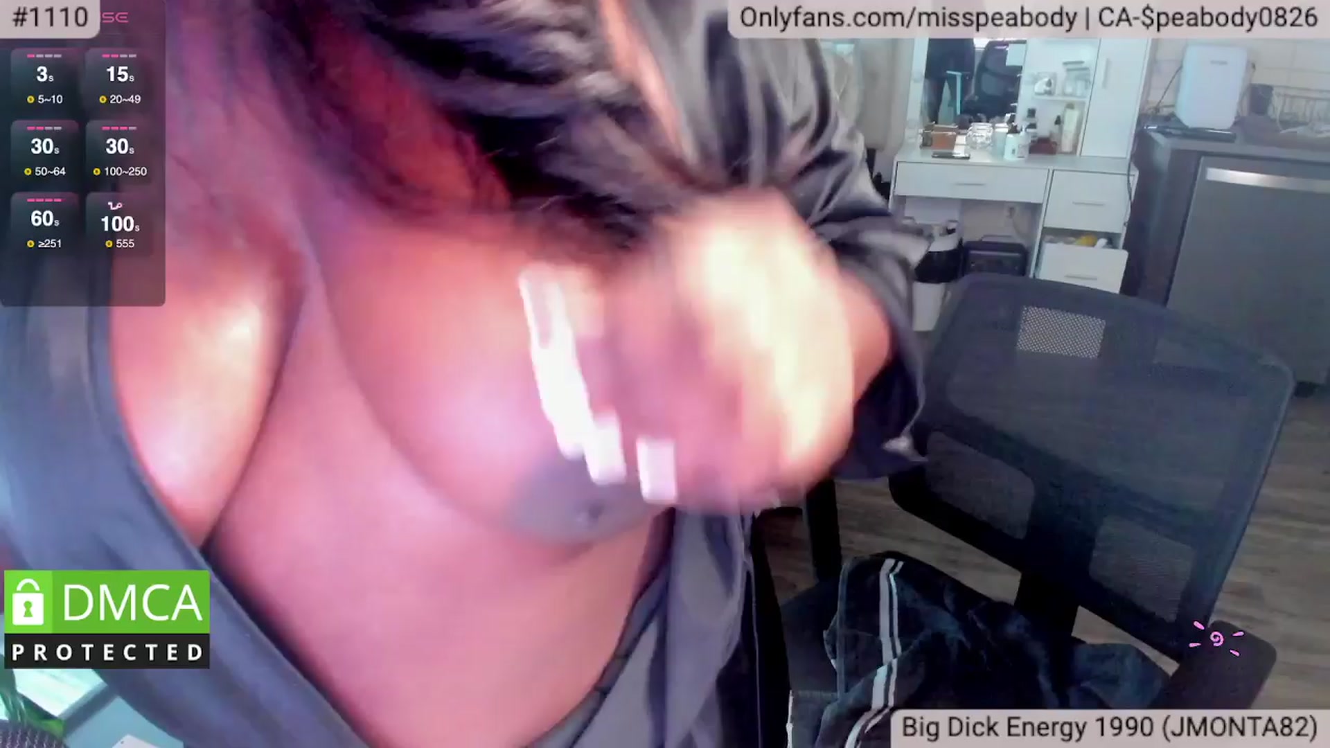 Gallery image thumbnail from MissPeabody's myfreecams stream on, 03/22/2024, 22:25 image 11 of 20