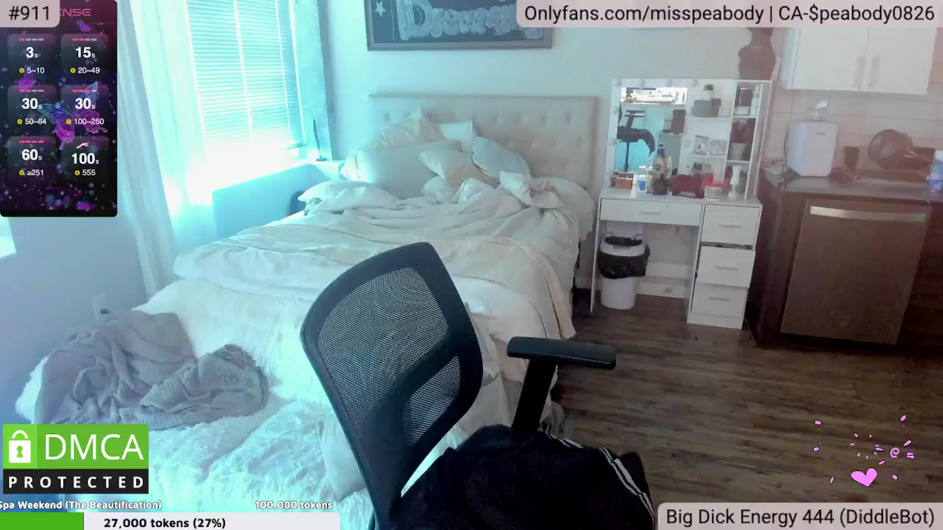 Gallery image thumbnail from MissPeabody's myfreecams stream on, 05/27/2024, 17:33 image 4 of 20