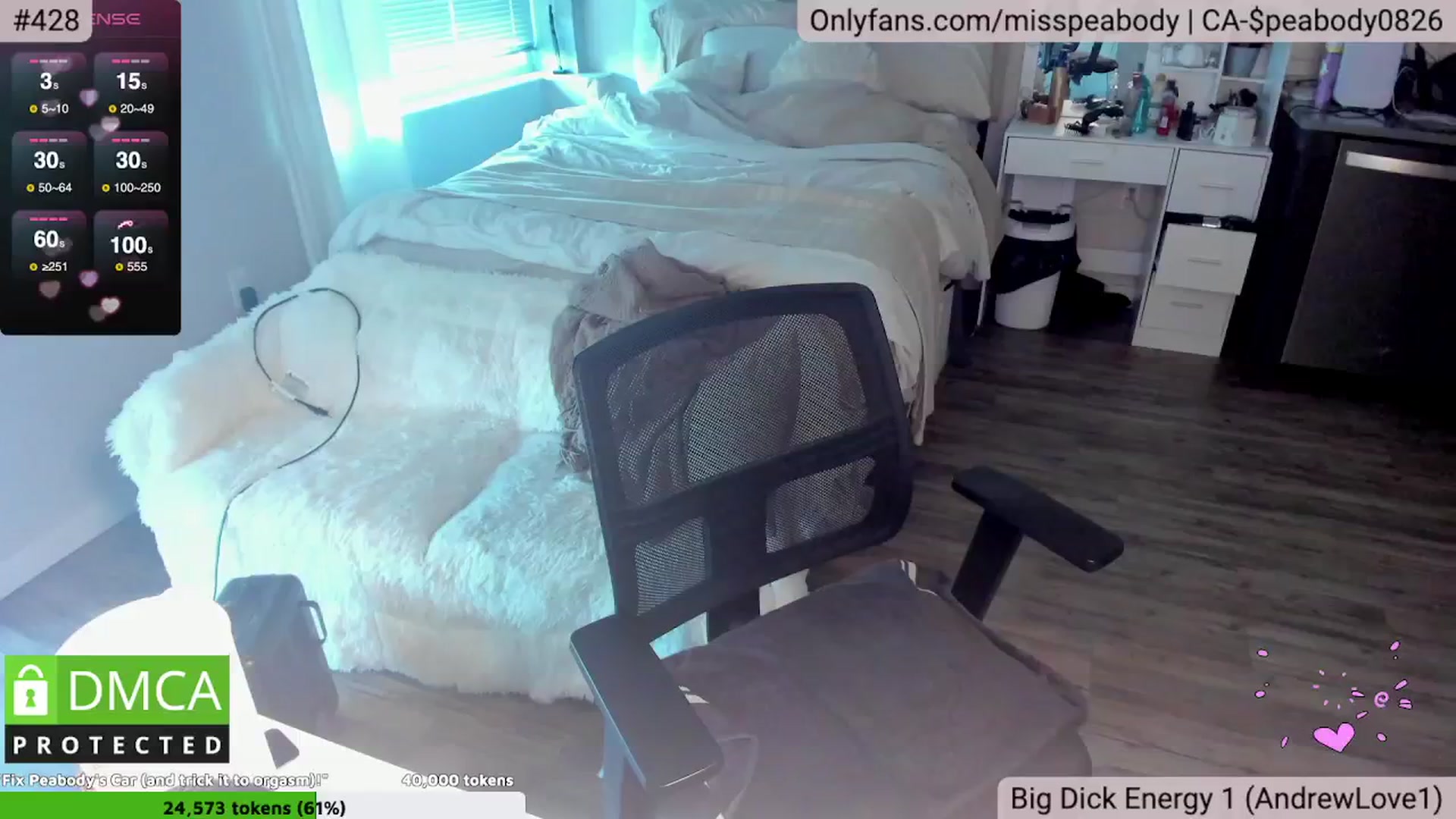 Gallery image thumbnail from MissPeabody's myfreecams stream on, 06/18/2024, 14:08 image 19 of 20
