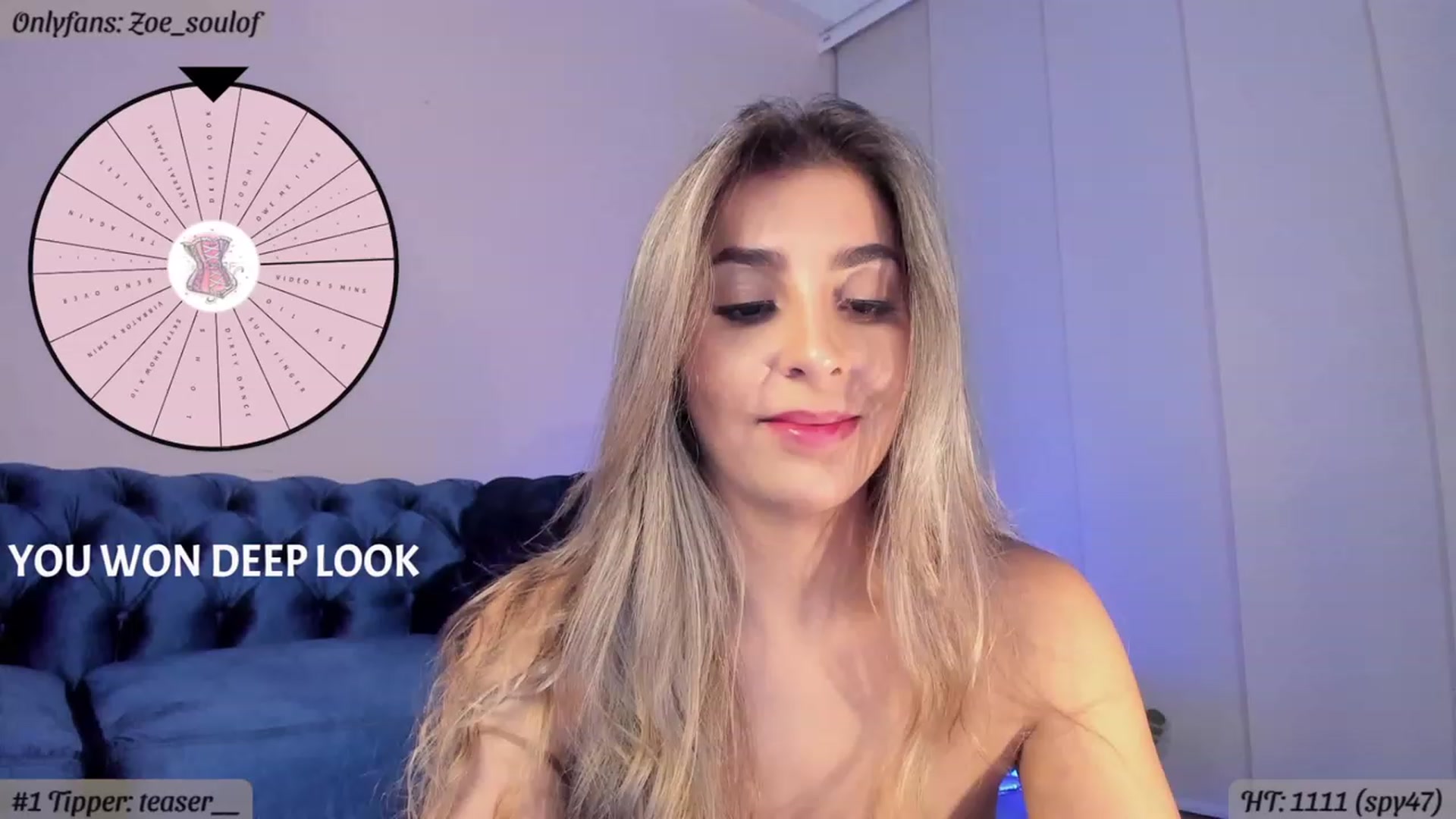 Gallery image thumbnail from MissZoesoul's myfreecams stream on, 06/05/2023, 04:10 image 20 of 20