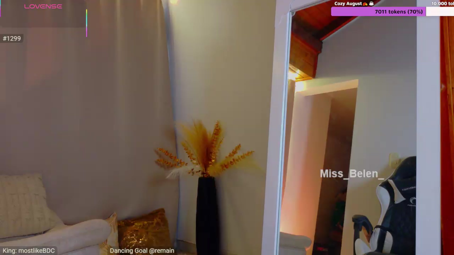 Gallery image thumbnail from Miss_Belen_'s myfreecams stream on, 08/13/2026, 18:21 image 4 of 20