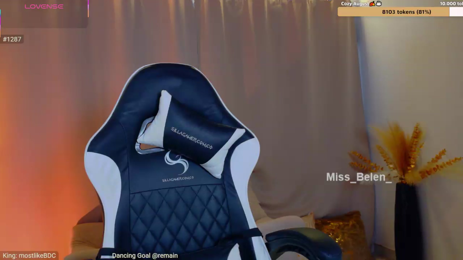 Gallery image thumbnail from Miss_Belen_'s myfreecams stream on, 08/15/2026, 16:33 image 9 of 20
