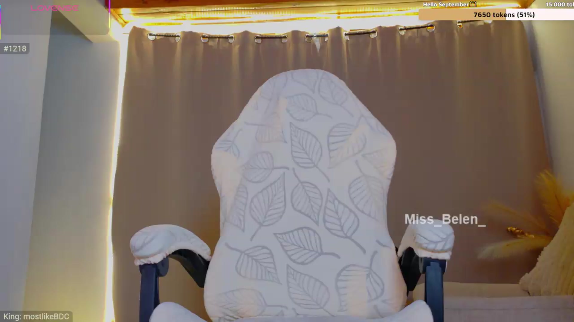Gallery image thumbnail from Miss_Belen_'s myfreecams stream on, 09/17/2026, 14:53 image 4 of 20