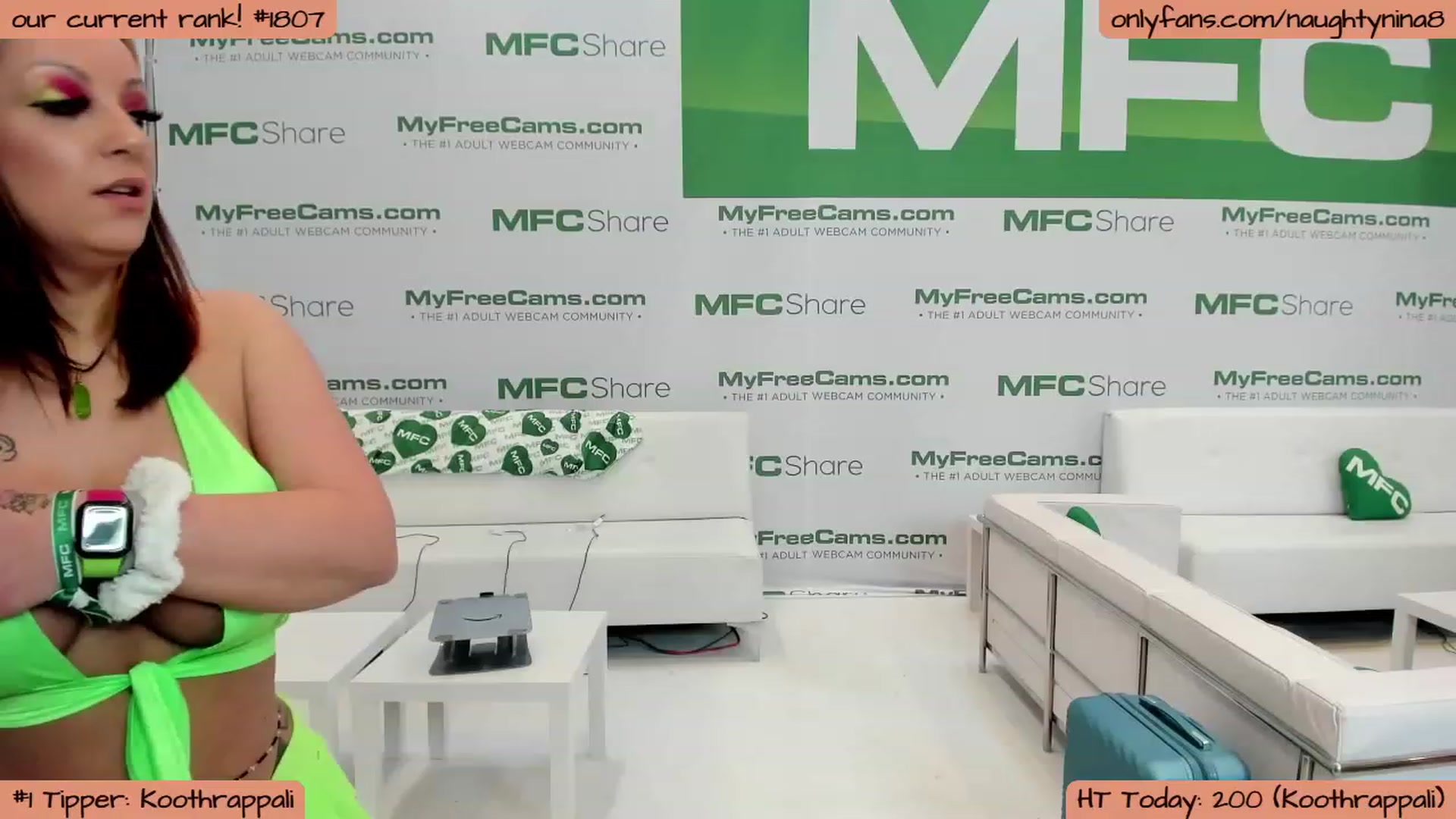Gallery image thumbnail from Miss_Nina's myfreecams stream on, 01/07/2023, 24:47 image 2 of 20
