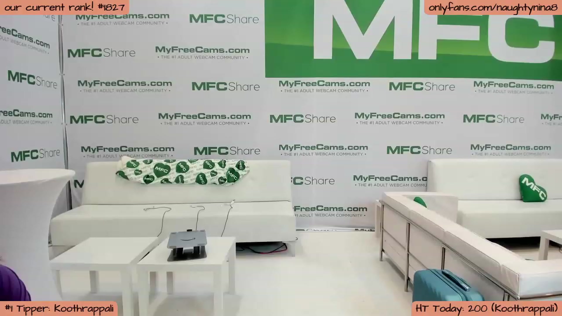 Gallery image thumbnail from Miss_Nina's myfreecams stream on, 01/07/2023, 24:47 image 1 of 20