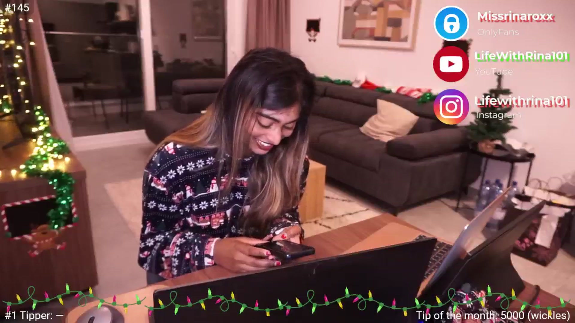 Gallery image thumbnail from Missrinaroxx's myfreecams stream on, 12/22/2024, 05:04 image 6 of 20