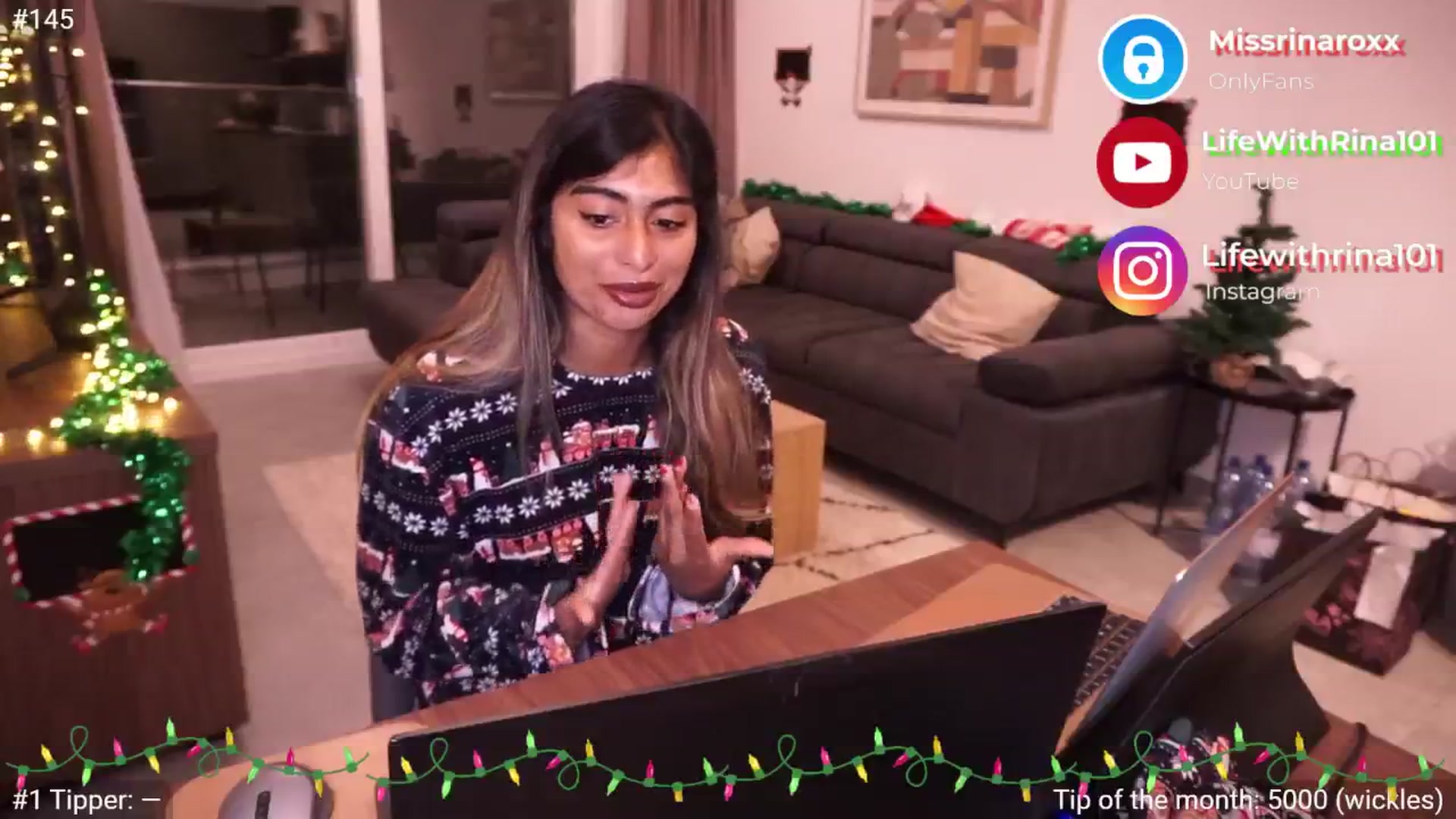 Gallery image thumbnail from Missrinaroxx's myfreecams stream on, 12/22/2024, 05:04 image 7 of 20