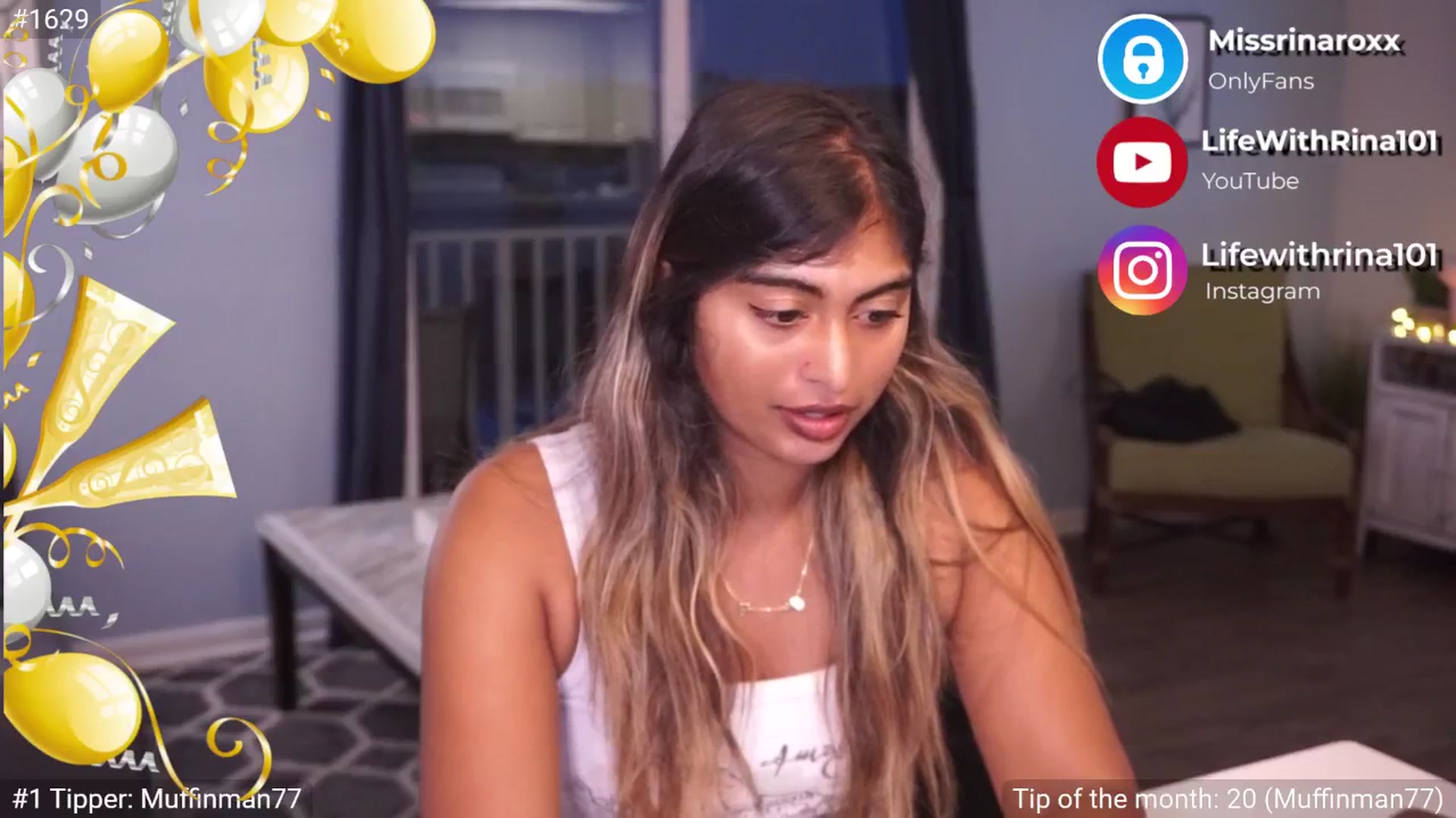Gallery image thumbnail from Missrinaroxx's myfreecams stream on, 01/02/2025, 01:06 image 2 of 20