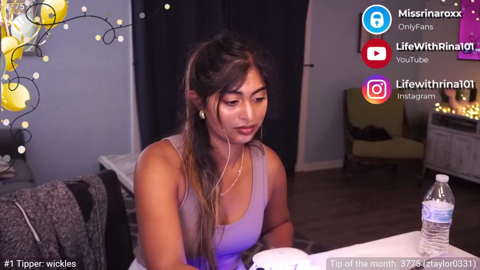 Gallery image thumbnail from Missrinaroxx's myfreecams stream on, 01/06/2025, 24:37 image 19 of 20