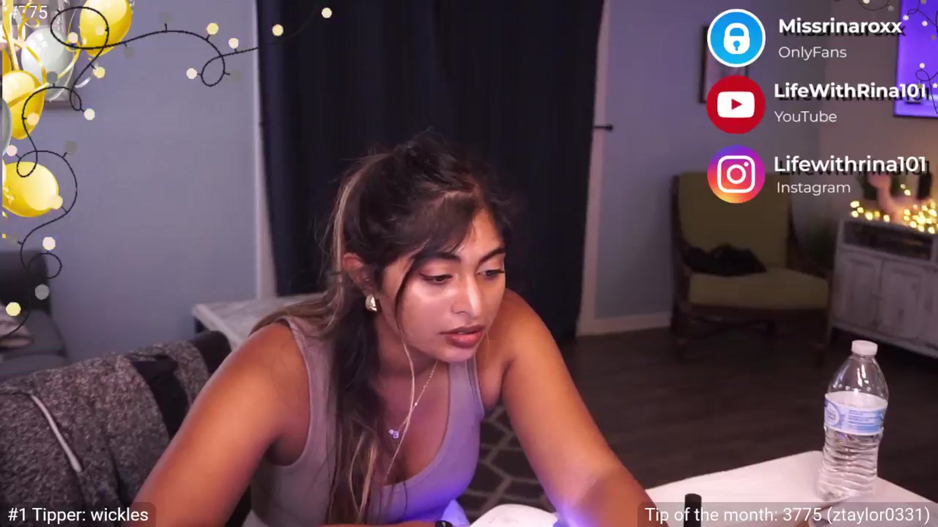 Gallery image thumbnail from Missrinaroxx's myfreecams stream on, 01/06/2025, 24:37 image 15 of 20